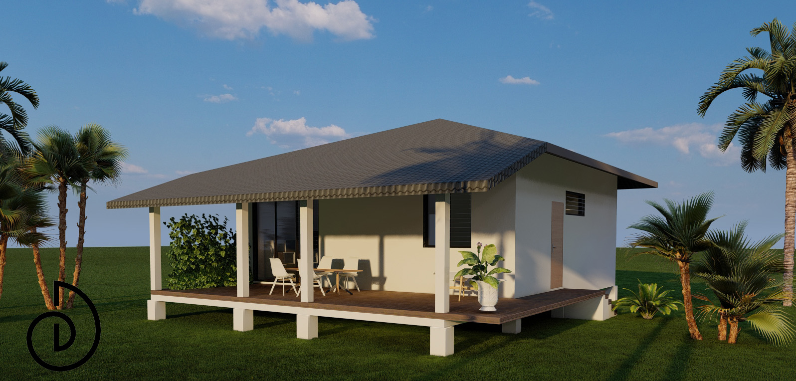 Projet T3-vue extérieure 3 logo